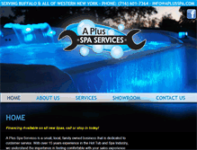 Tablet Screenshot of aplusspa.com